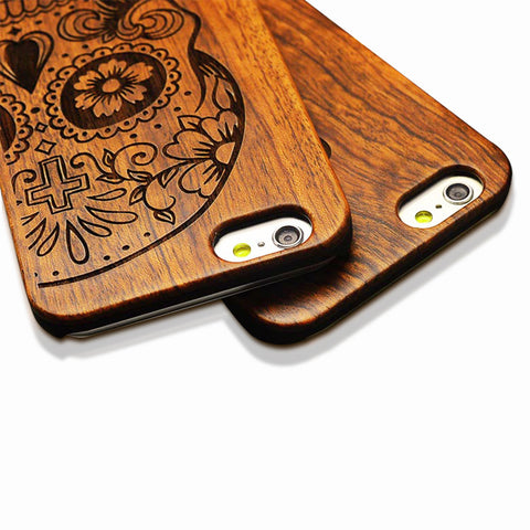 Retro Wood Case For iPhone Models