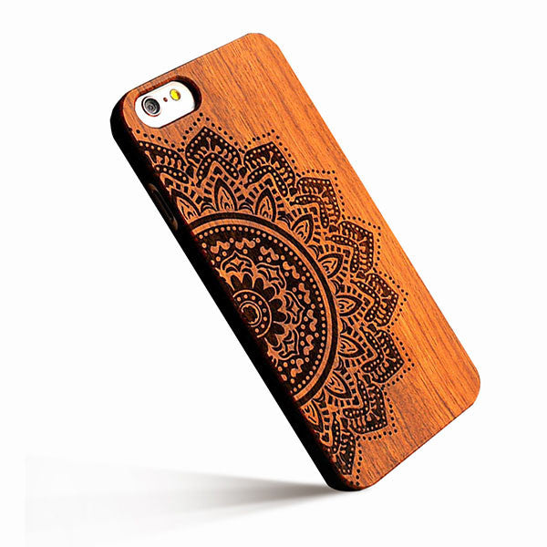 Retro Wood Case For iPhone Models