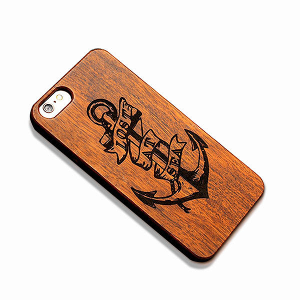 Retro Wood Case For iPhone Models