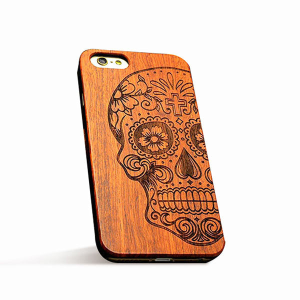 Retro Wood Case For iPhone Models