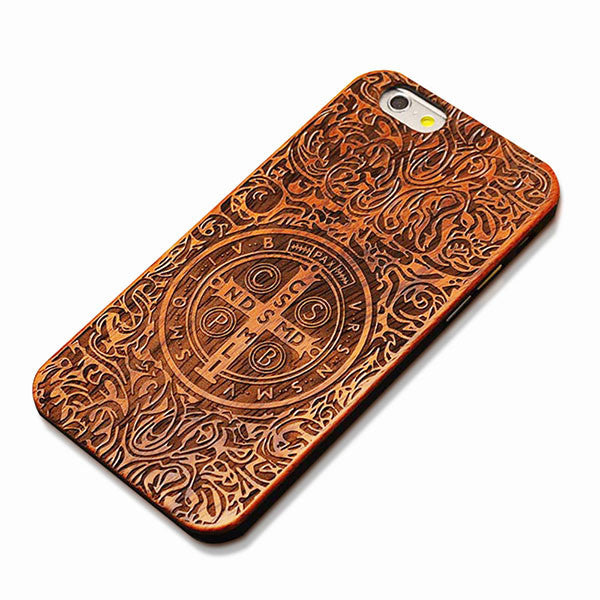 Retro Wood Case For iPhone Models